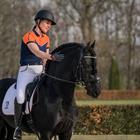 Polo KNHS Fan NL Dames Donkerblauw-oranje