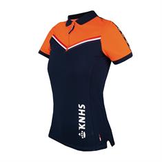 Polo KNHS Fan NL Dames Donkerblauw-oranje