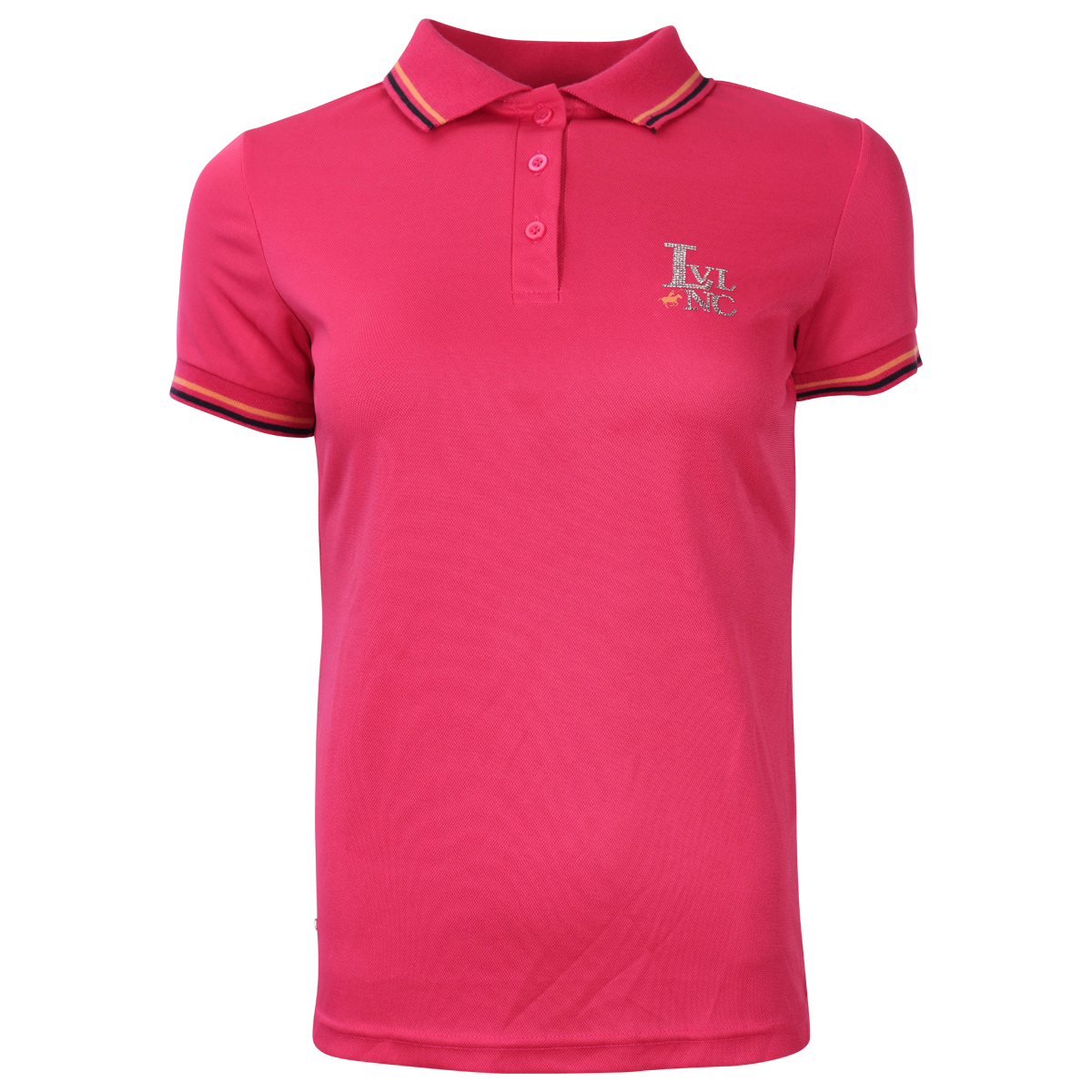 Polo La Valencio Lvrumor Kids Donkerroze, 164 in donkerroze