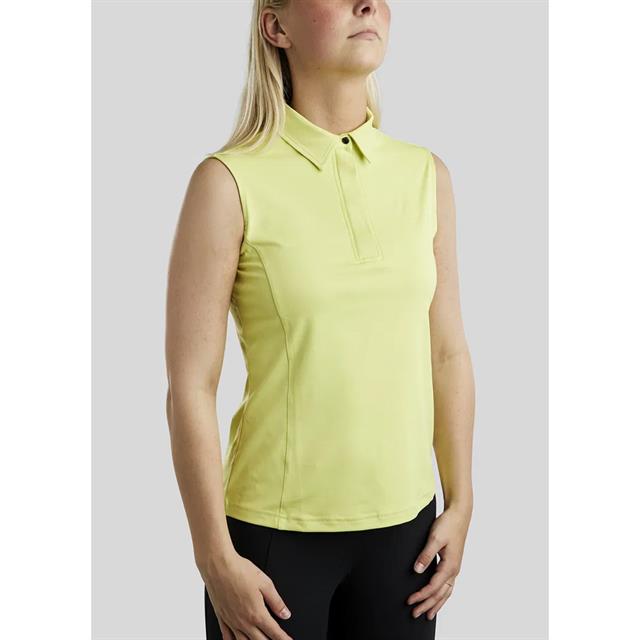 Polo Montar MOFiona Mouwloos Lichtgroen