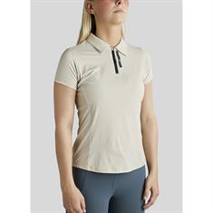 Polo Montar MOStella Mesh Contrast Stated Beige