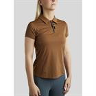 Polo Montar MOStella Mesh Contrast Stated Bruin