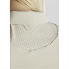 Polo Montar MOStella Mesh Contrast Stated Mouwloos Beige