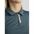 Polo Montar MOStella Mesh Contrast Stated Mouwloos Middenblauw