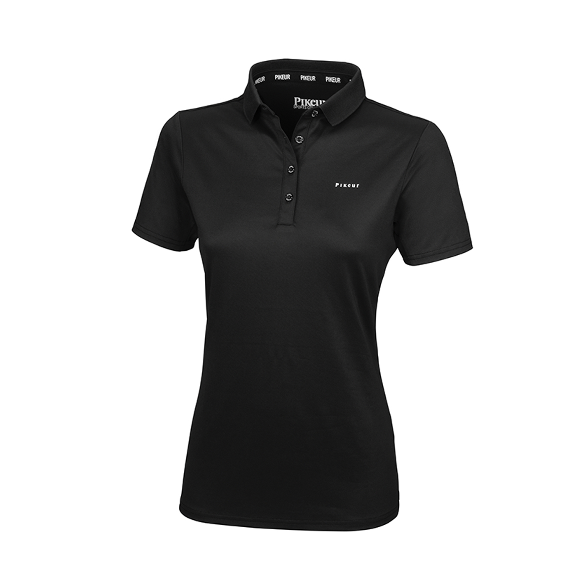 Polo Pikeur Dasha Zwart, XS in zwart