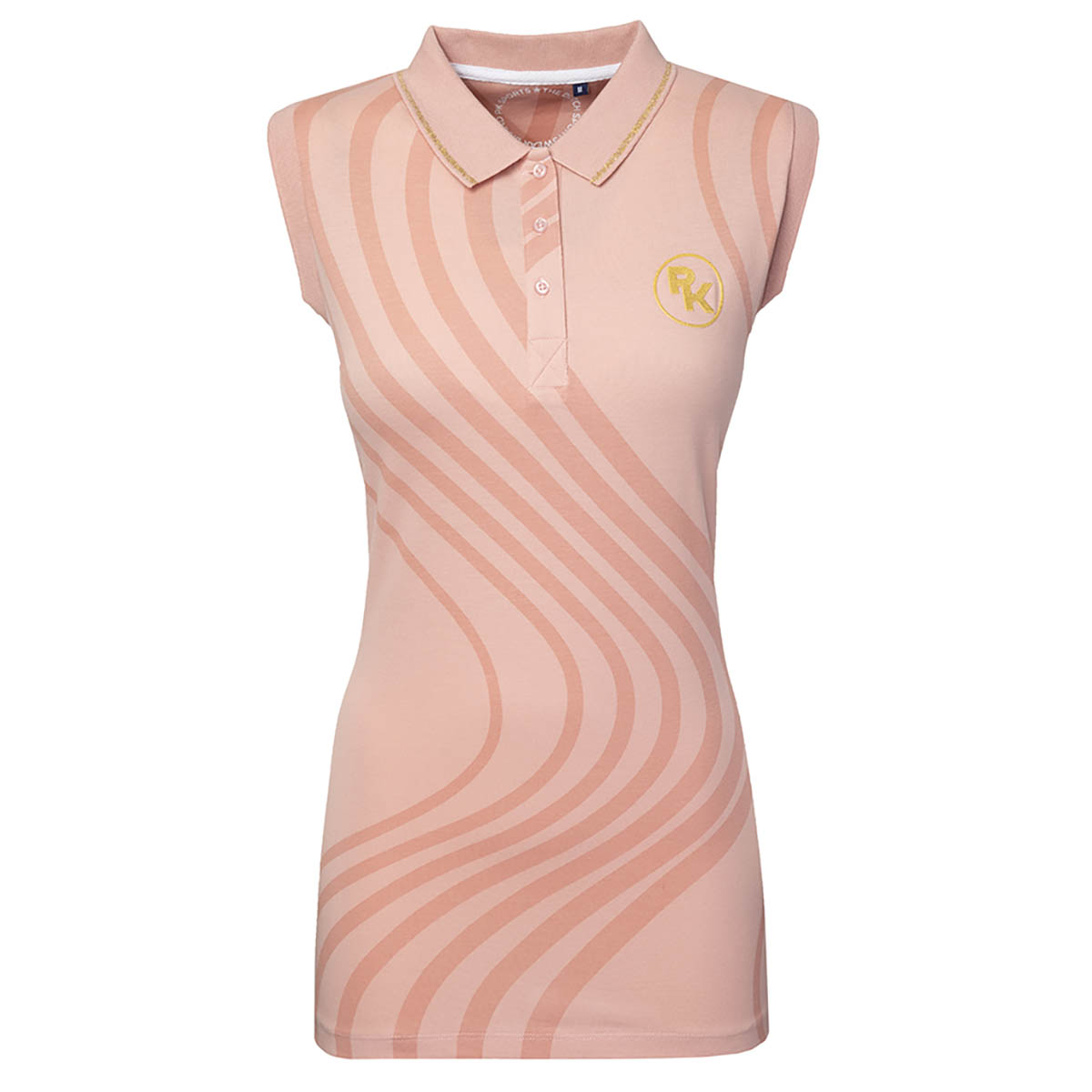 Polo Pk Prisco Sleeveless Lichtroze, M in lichtroze