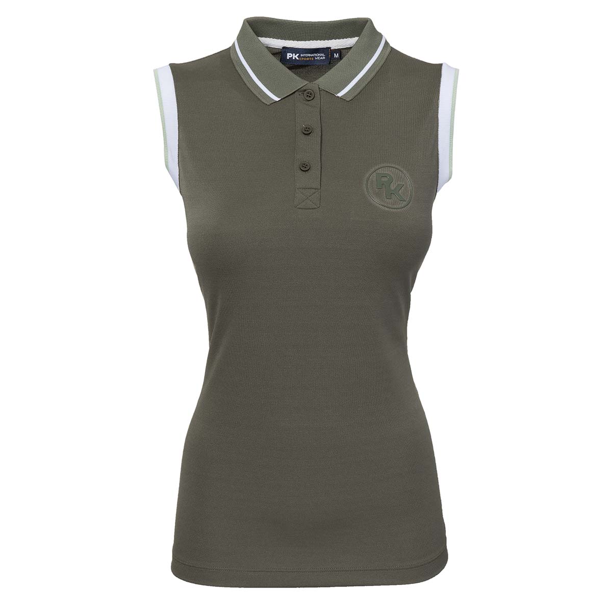 Pk International Polo Pk Treffer Mouwloos - Donkergroen - s