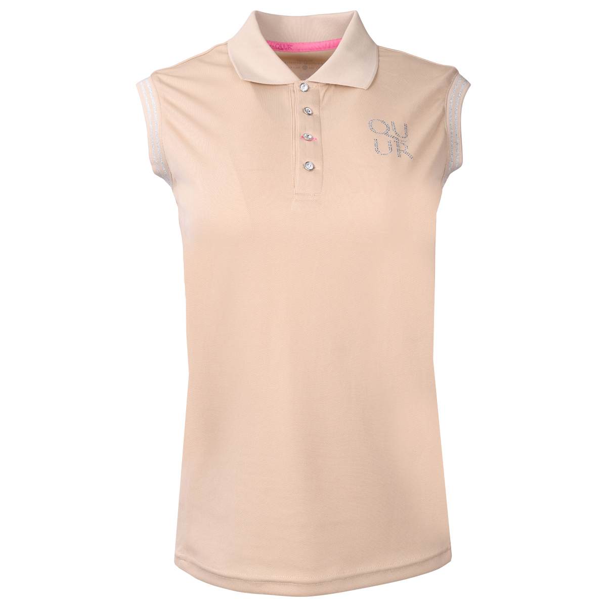 Quur Polo Qhedde Mouwloos Lichtbruin - l