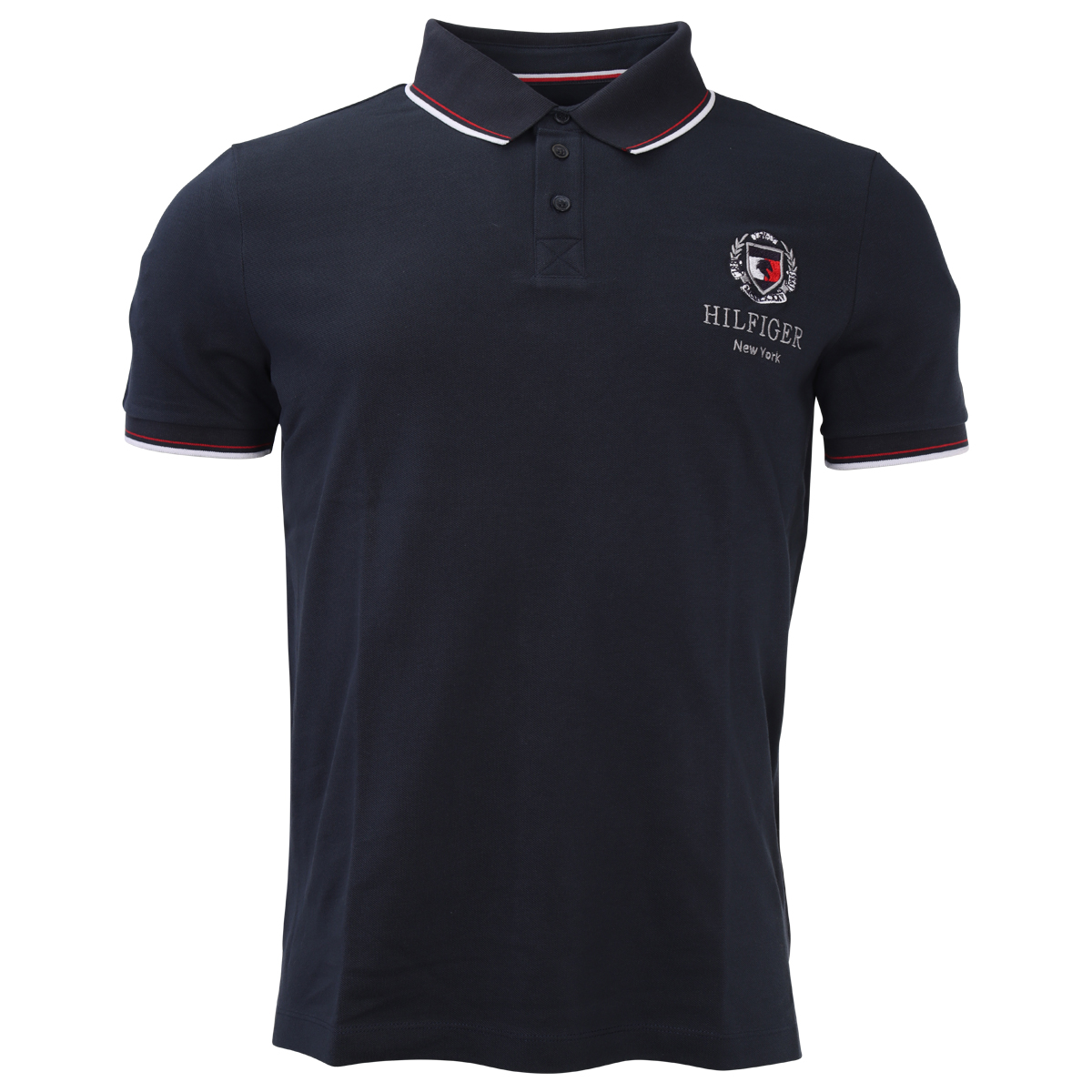 Polo Tommy Hilfiger College Men Donkerblauw, L in donkerblauw