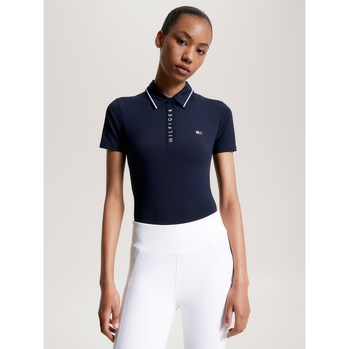 Tommy hilfiger polo donkerblauw online
