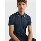 Polo Tommy Hilfiger Performance Zip Men Donkerblauw