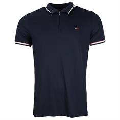 Polo Tommy Hilfiger Performance Zip Men Donkerblauw