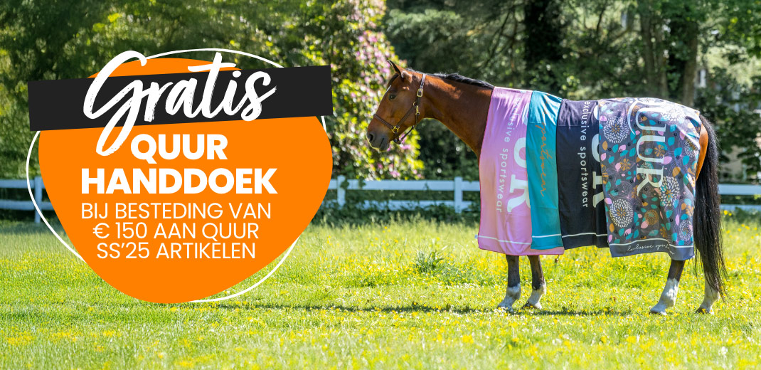 QUUR gratis handdoek