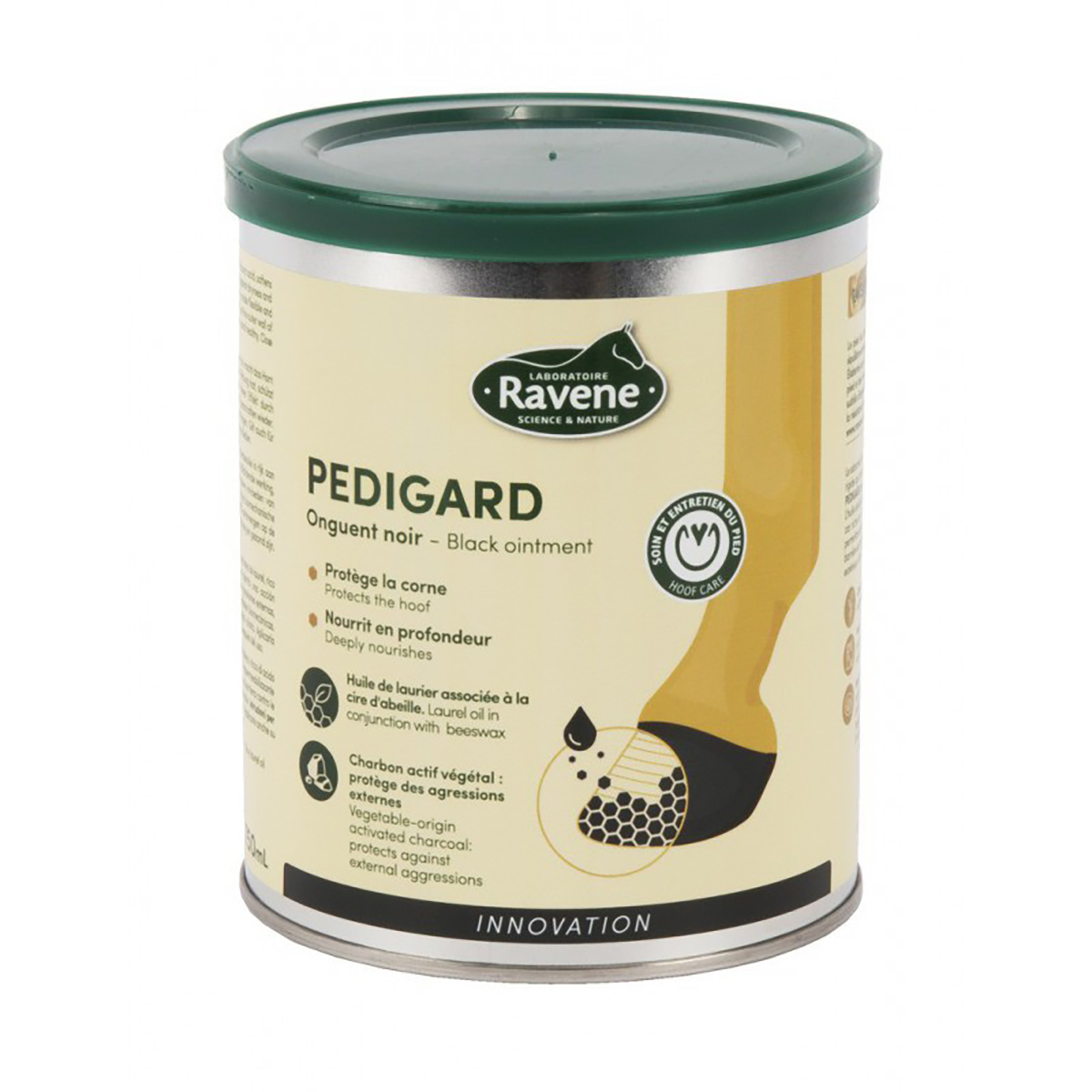 Ravene Pedigard Hoof Ointment Zwart, 2,5 LITER in zwart