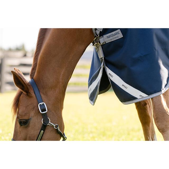 Regendeken Horseware Amigo 1200D 0gr Donkerblauw-grijs