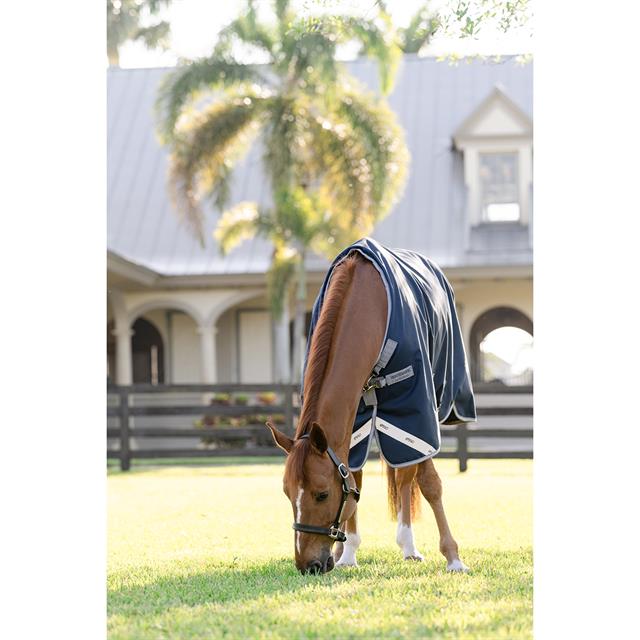 Regendeken Horseware Amigo 1200D 50gr Donkerblauw-grijs