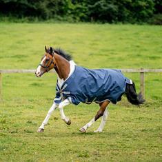 Regendeken Horseware Amigo 1200D XL 0gr Donkerblauw-grijs