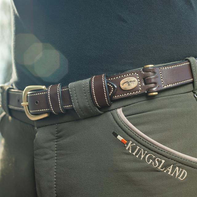 Riem Dy'on Flat Leather Zwart