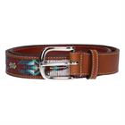 Riem Pénélope Pearl Middenbruin-blauw