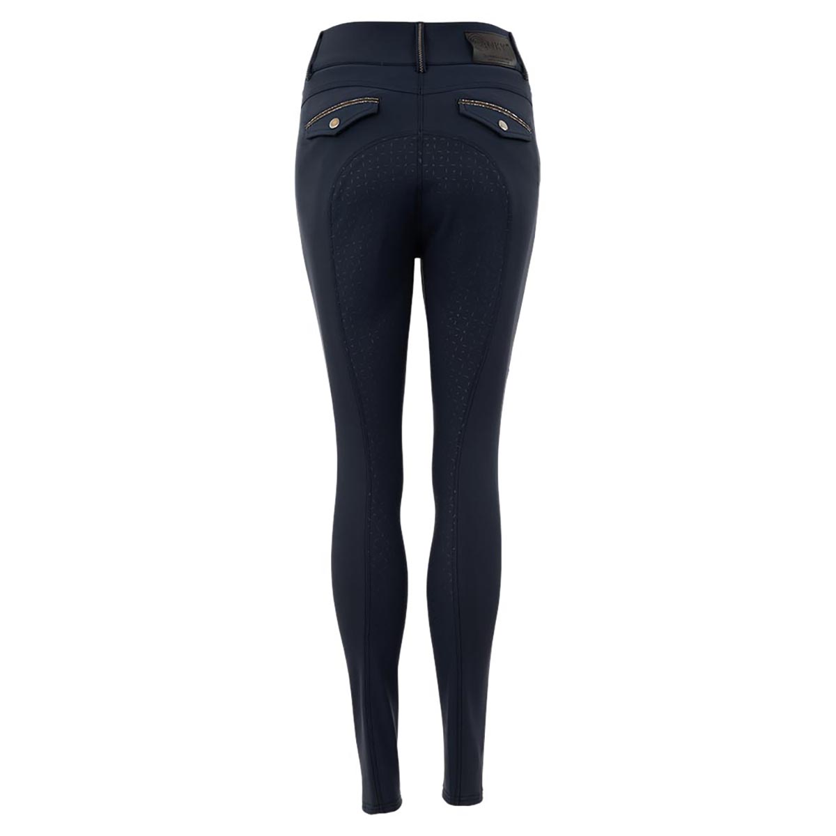 Rijbroek Anky Glance Full Grip Donkerblauw, 34 in donkerblauw
