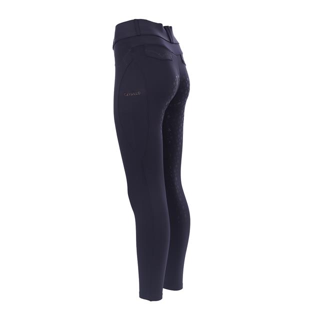 Rijbroek Cavallo CAVALCandera Full Grip Donkerblauw