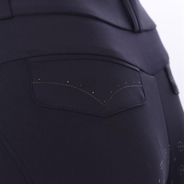 Rijbroek Cavallo CAVALCandera Full Grip Donkerblauw