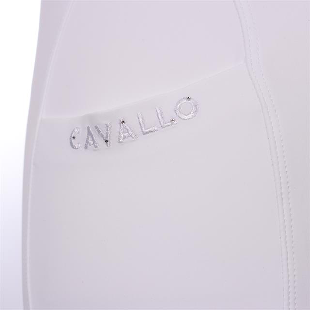 Rijbroek Cavallo CAVALCandera Full Grip Wit