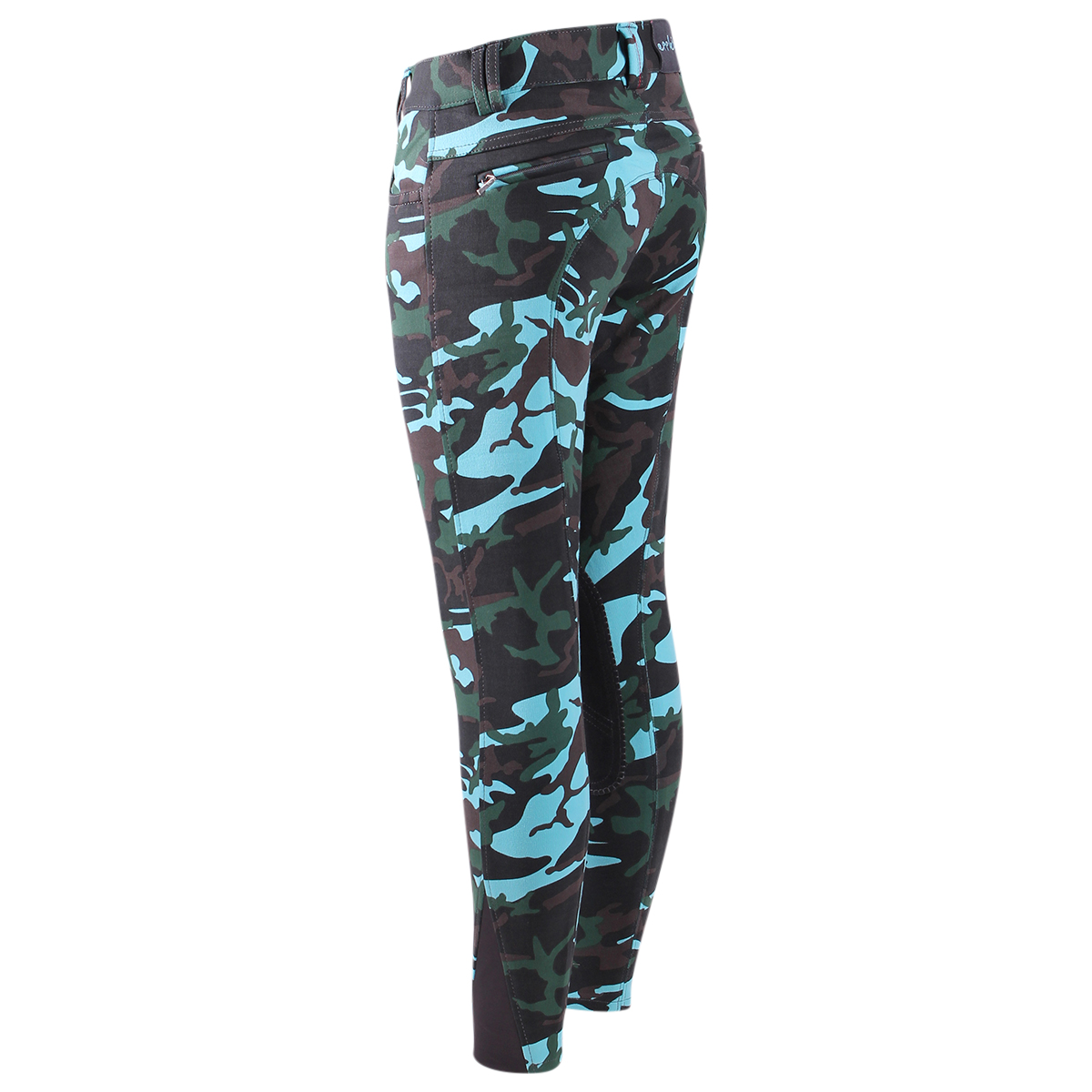 Rijbroek Epplejeck Army Kids Groen-blauw, 140 in groen/blauw