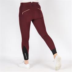 Rijbroek Equithème Kenya Knie Grip Rood