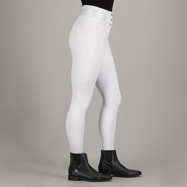 Rijbroek euro-star ESAthletic Luxe Full Grip Wit