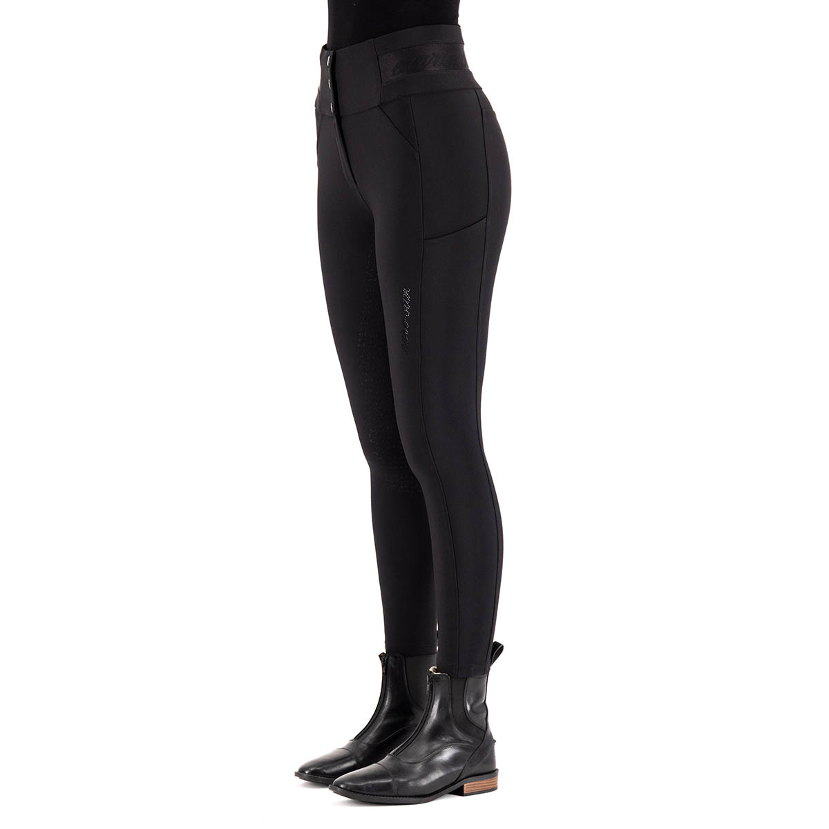 Rijbroek Euro-star Esathletic Luxe Full Grip Zwart, 38 in zwart
