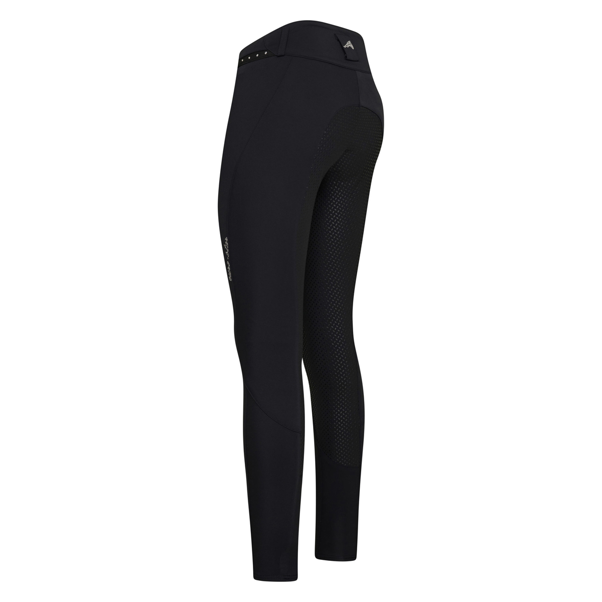 Rijbroek Euro-star Esequitation Queen Diamond Full Grip Zwart, 36 in zwart