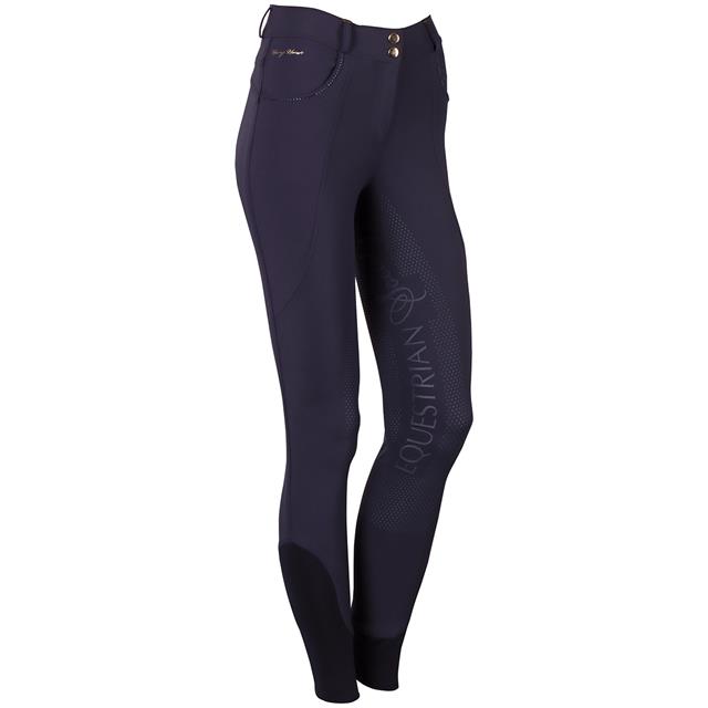 Rijbroek Harry's Horse Classy Zara Full Grip Donkerblauw
