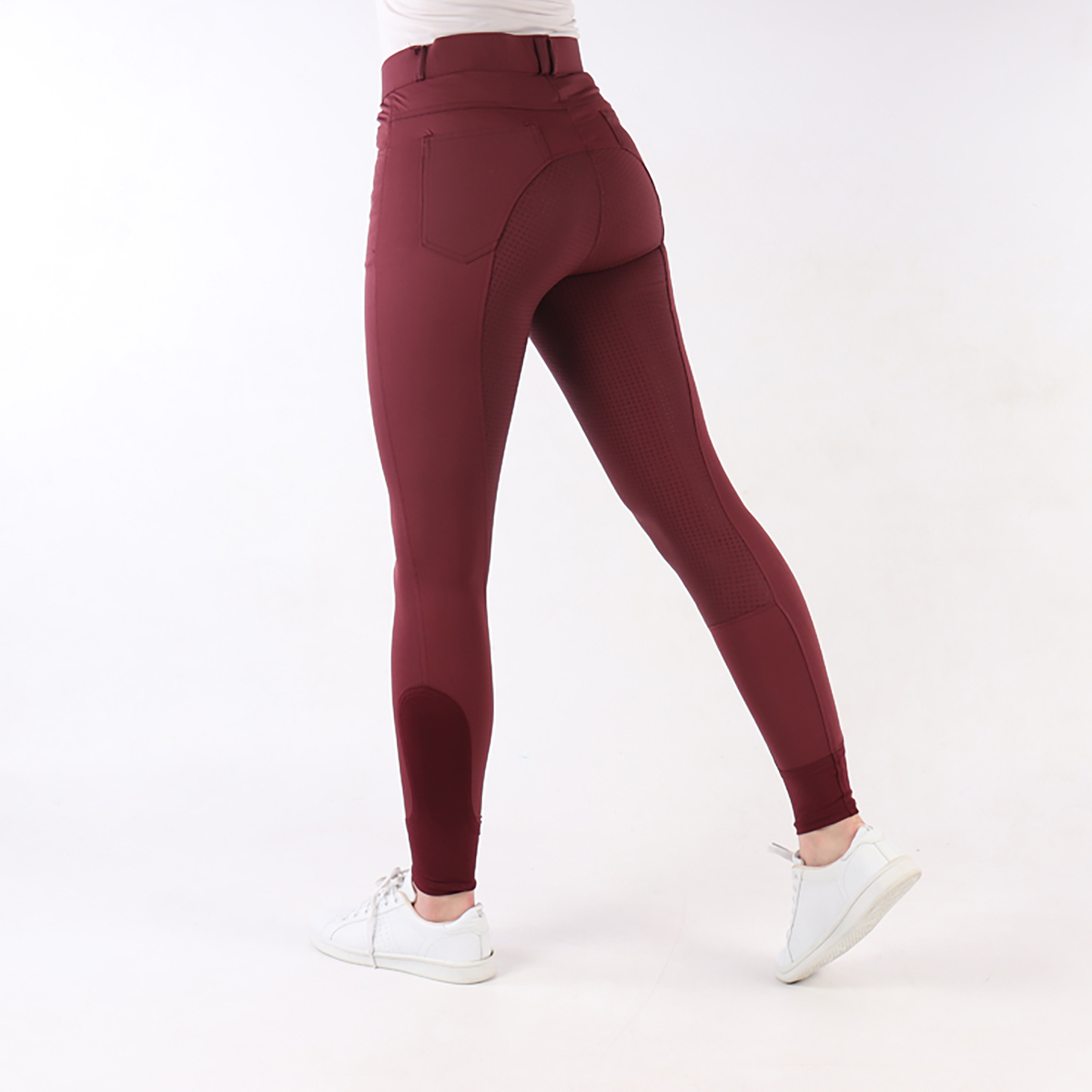 Rijbroek Harry's Horse Redwood Full Grip Donkerrood, 42in donkerrood