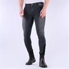 Rijbroek Harrys Horse Liciano Denim Full Grip Men Zwart-denim