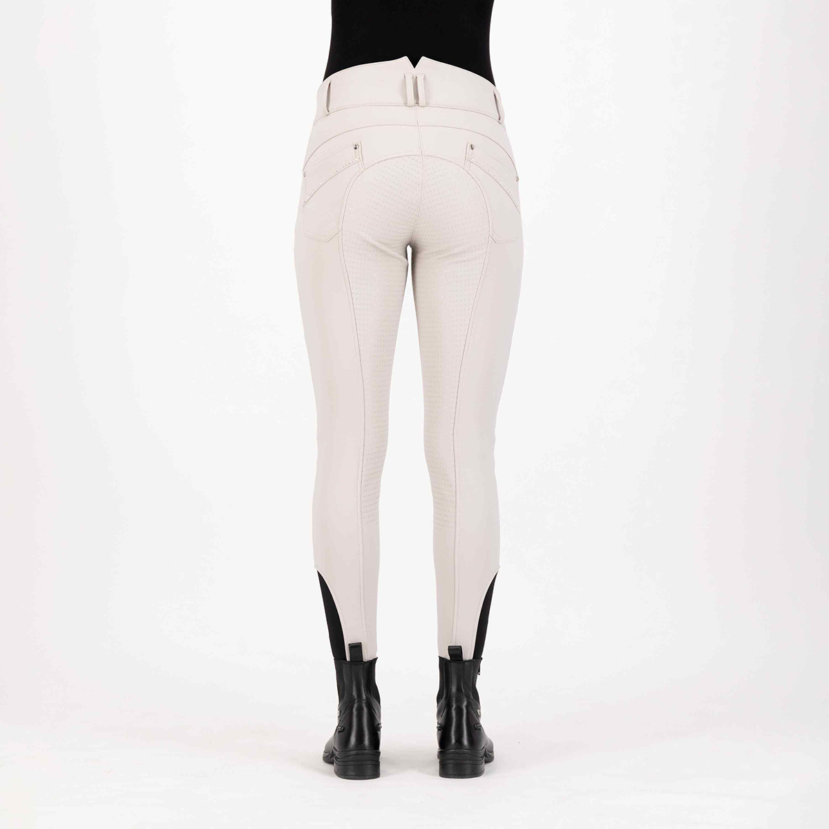 Rijbroek Hv Polo Hvpellen Highwaist Full Grip Lichtgrijs, 36 in lichtgrijs