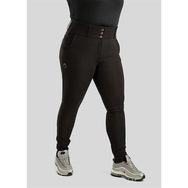 Rijbroek Montar Briella Rosegold Full Grip Zwart