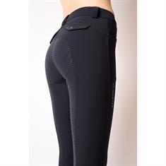 Rijbroek Montar Kyla Soft-Tech Crystal Full Grip Zwart