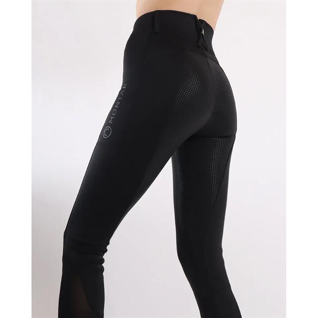 Rijbroek Montar MOMeadow Mesh Summer Full Grip Zwart