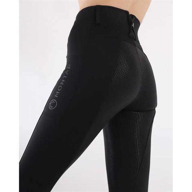 Rijbroek Montar MOMeadow Mesh Summer Full Grip Zwart