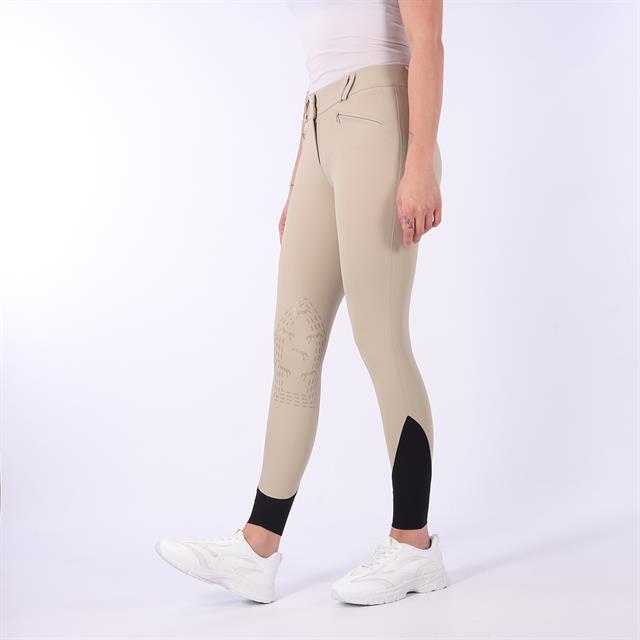 Rijbroek Pénélope Rocky Knie Grip Beige