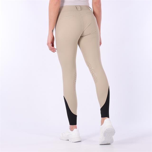 Rijbroek Pénélope Rocky Knie Grip Beige