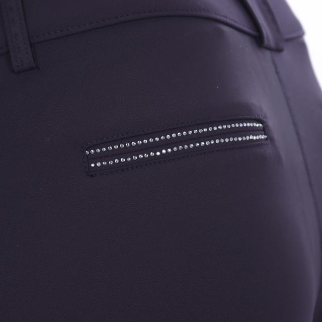 Rijbroek Pénélope Rocky Stone Knie Grip Donkerblauw