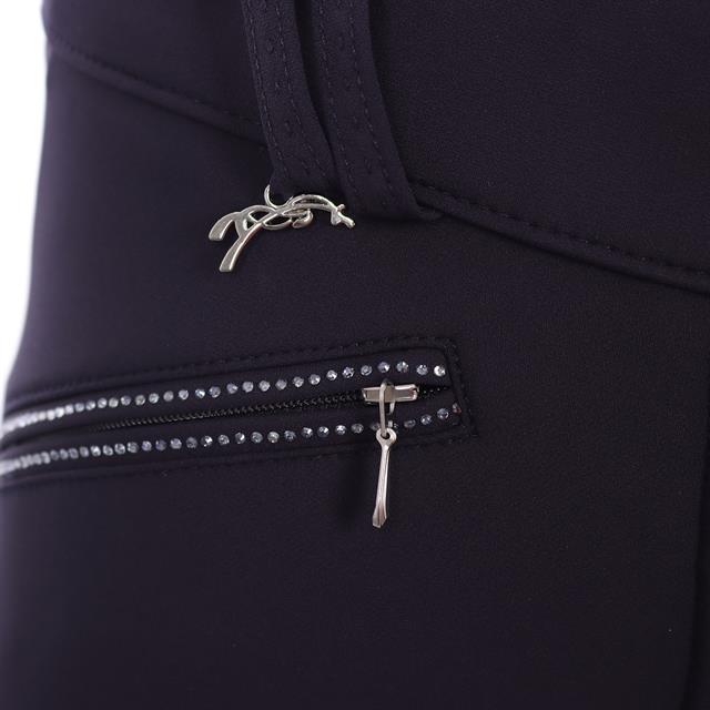 Rijbroek Pénélope Rocky Stone Knie Grip Donkerblauw