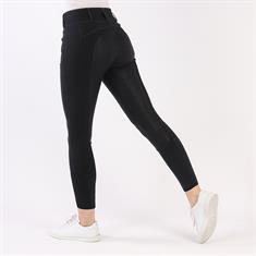 Rijbroek Pikeur Candela Jeans Siliconen Zwart