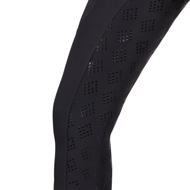 Rijbroek QHP Micah Full Grip Zwart