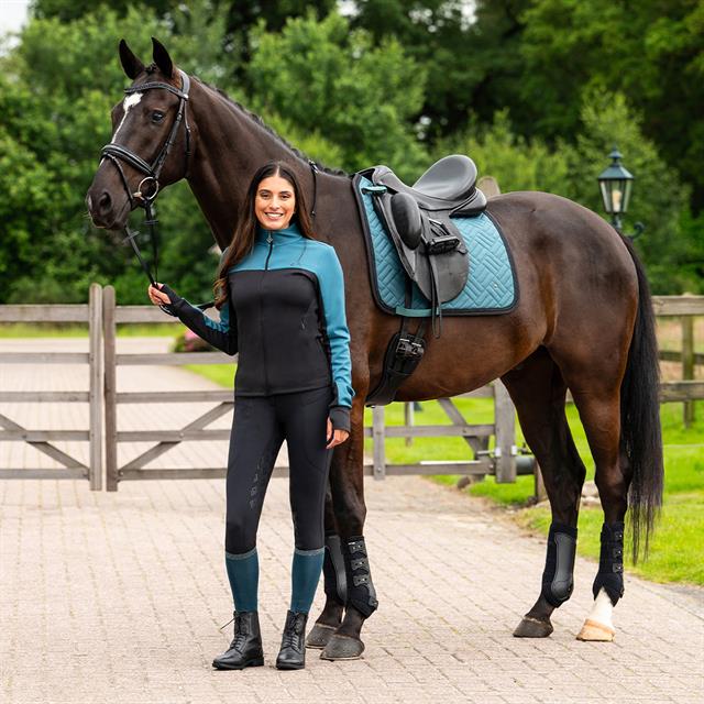 Rijbroek QHP Micah Full Grip Zwart