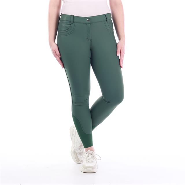 Rijbroek QUUR QSoftshell 2301 Full Grip Donkergroen