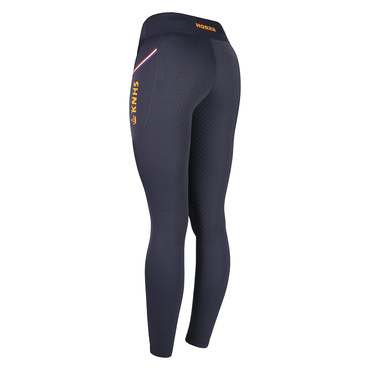 Rijlegging Knhs Full Grip Donkerblauw-oranje, 40 in donkerblauw/oranje