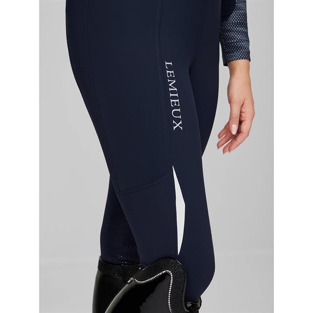 Rijlegging LeMieux Eleanor Reflective Knie Grip Donkerblauw